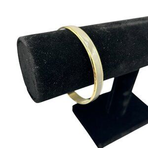 Vintage Gold Tone Magnetic Bangle Bracelet Minimalist Slip On